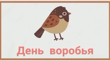 Международный день воробья Международный день воробья.